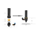 Głowica laserowa i jej cześci krok po kroku