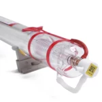 Tuba lasera zbliżenie na końcówkę