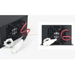 Zbliżenie na tył zasilacza do tuby laserowej co2