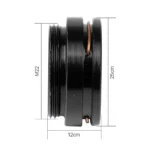 Wymiary narzędzia do ustawiania wiązki plotera co2