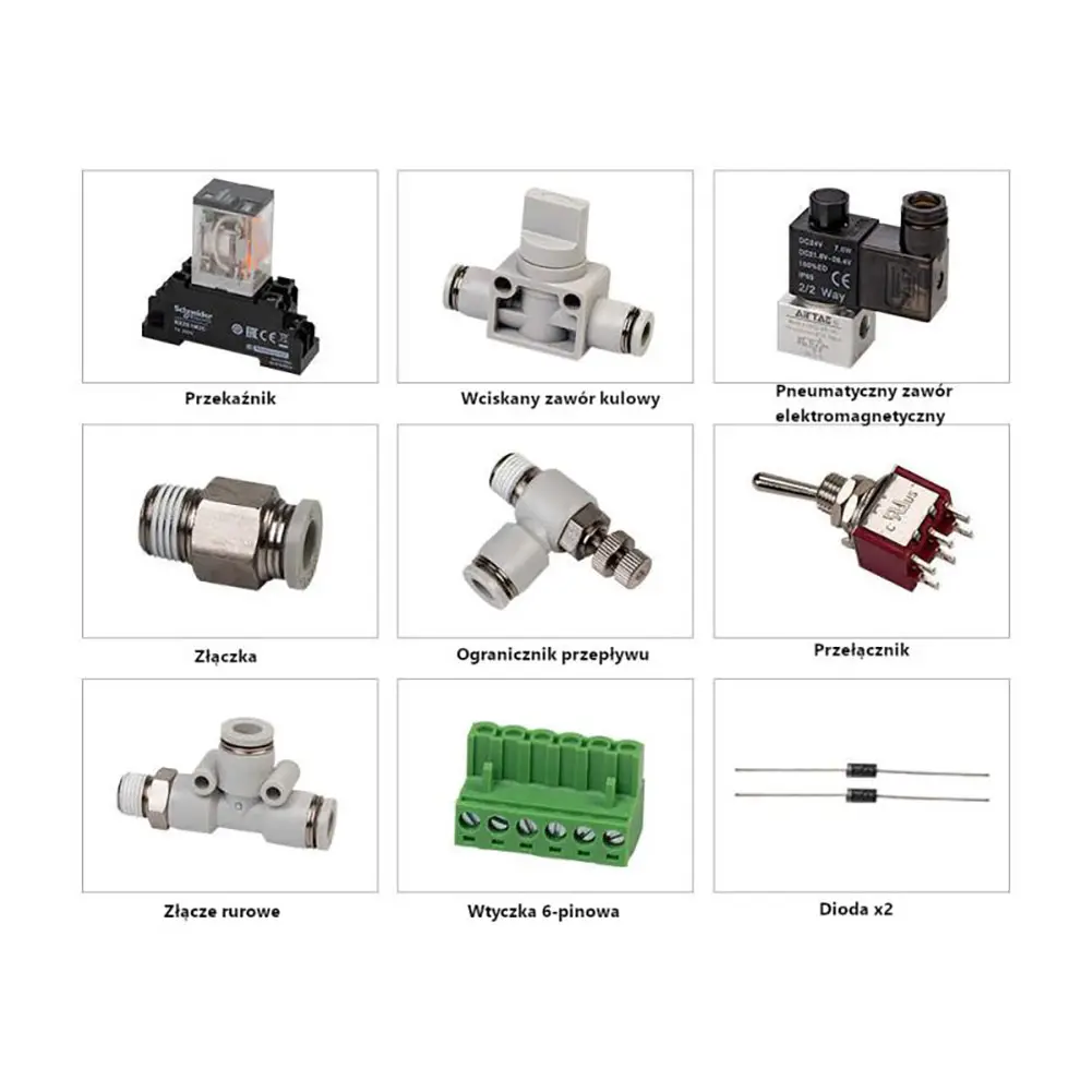 opis cześci do sterowania nadmuchem plotera co2