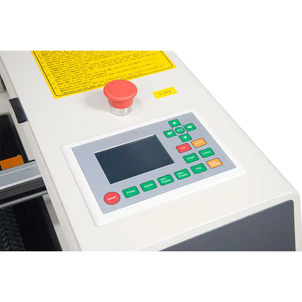 panel sterujący plotera co2