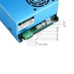 Oznaczenie wejść zasilacza do tuby laserowej plotera co2