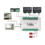 Schemat podłączenia sterownika ruida RDC6442S