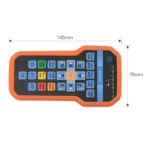 Dokładne wymiary pilota do sterowania Ruidą