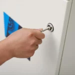 Zamek drzwiczek pochłaniacza dymu Pure-Air do plotera CO2