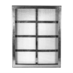 Filtr H13+QT- do pochłaniaczy oparów widok od góry