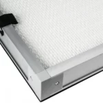 Zbliżenie na filtr HEPA do pochłaniacza oparów z laserów