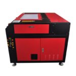 ploter co2 z podwójną tubą 100W widok z boku