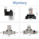 Wymiary poszczególnych części air assist do plotera co2