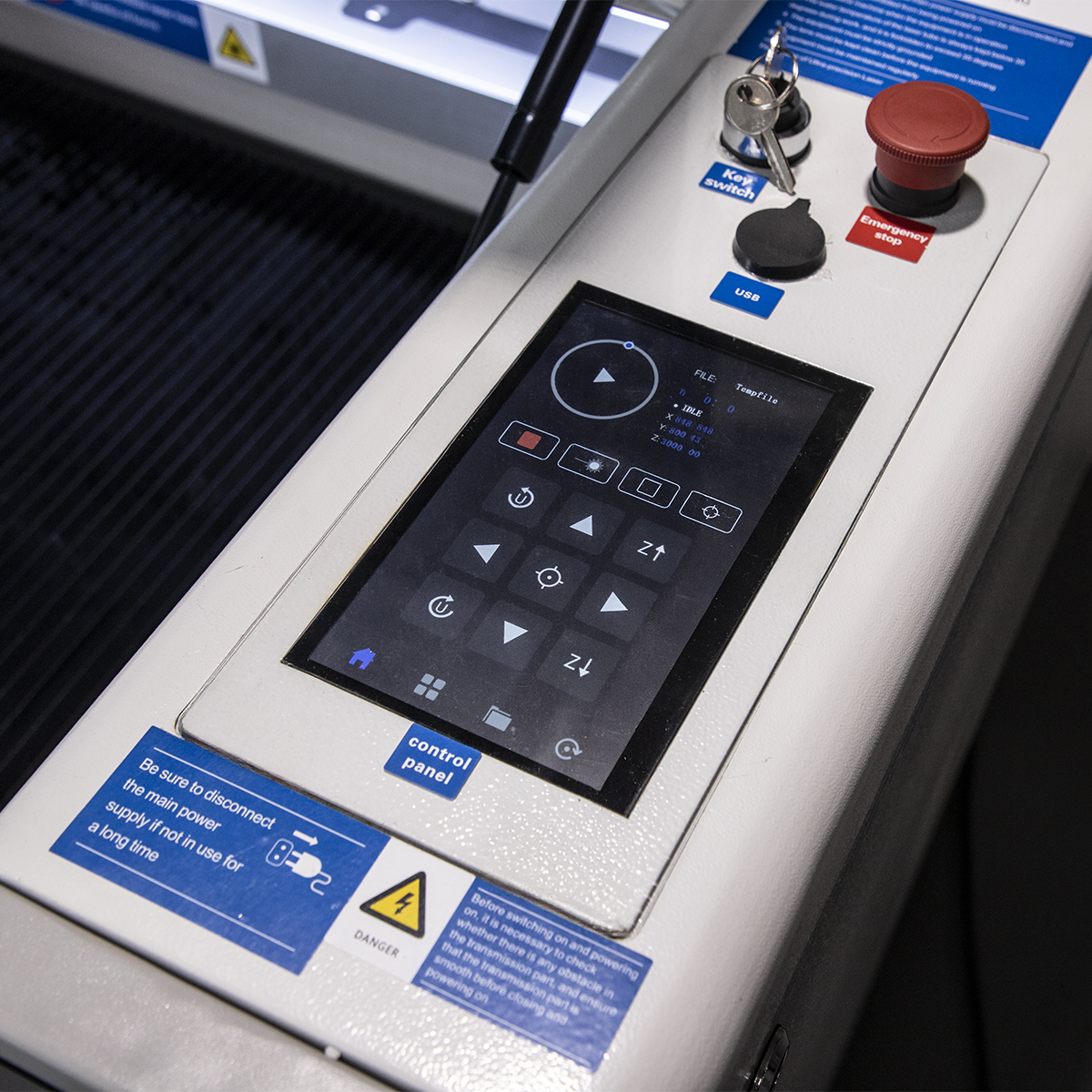 Panel sterowania ploter laserowy CO2 Jowuey 7050