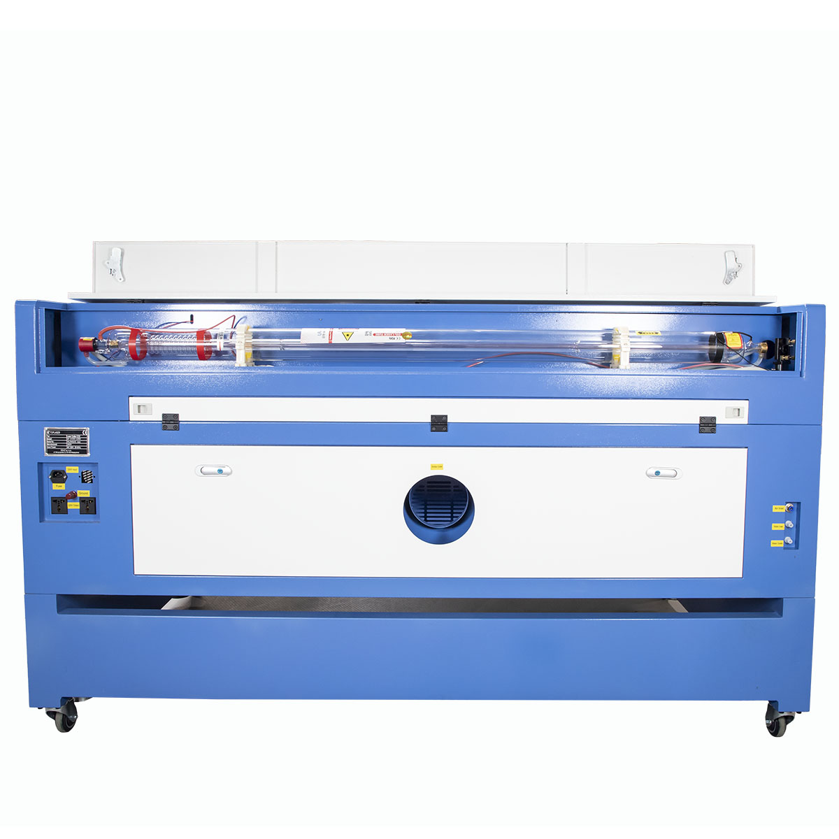 Ploter laserowy CO2 1610 widok na tube laserową