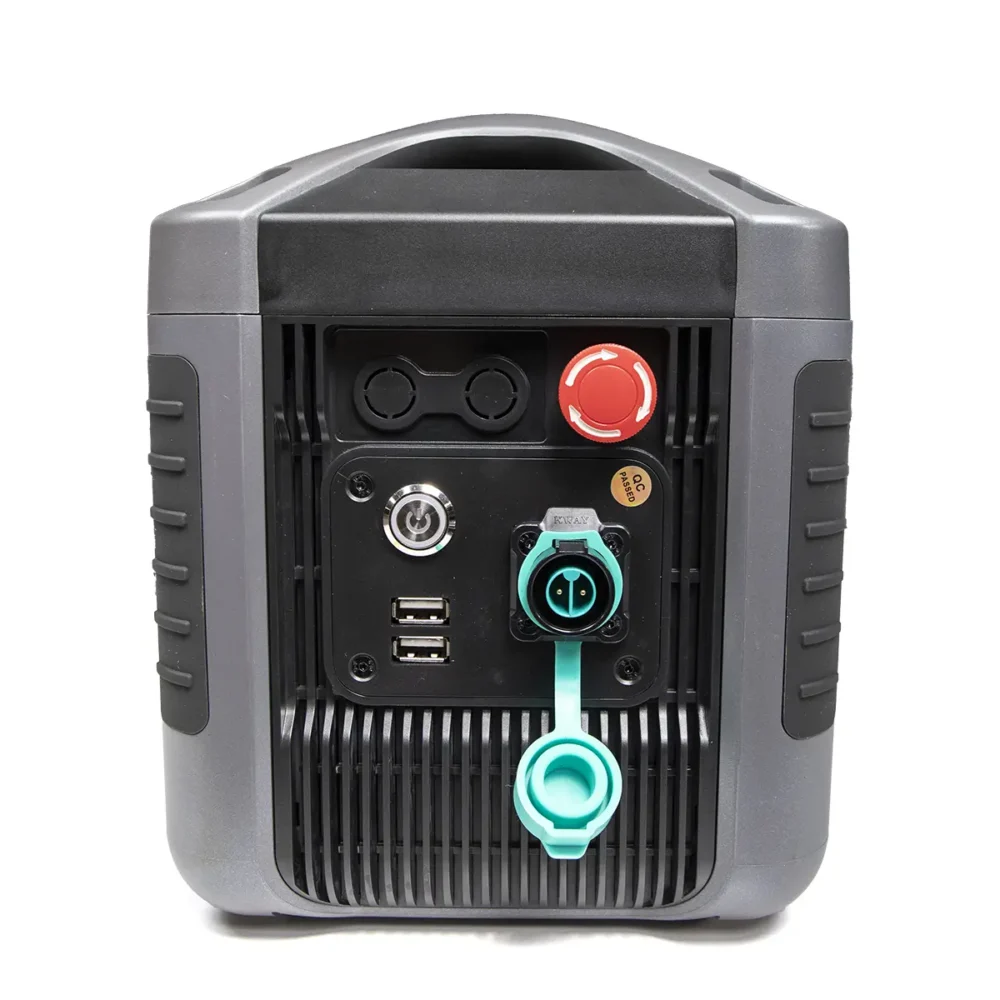 Znakowarka Fiber ręczna widok na złącza