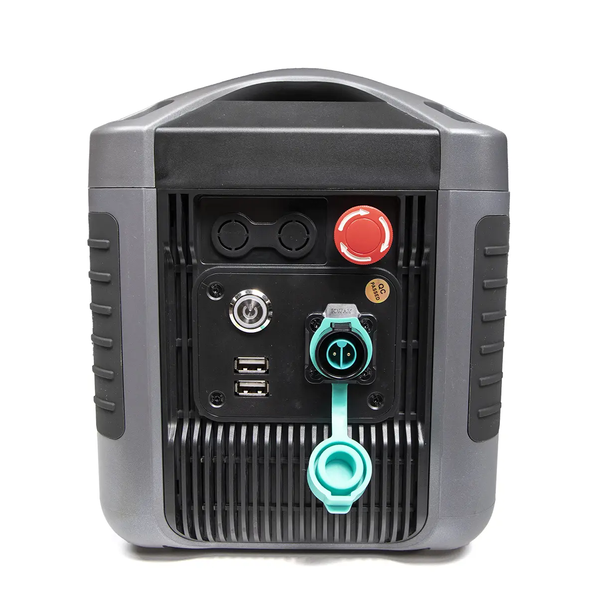 Znakowarka Fiber ręczna widok na złącza