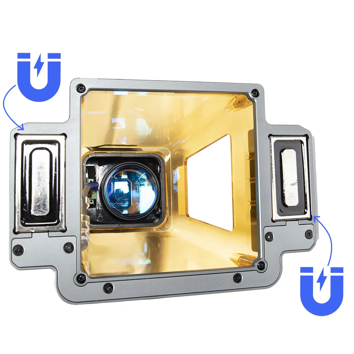 Znakowarka laserowa Fiber Easymarker 30W z elektromagnesem – mocowanie magnetyczne