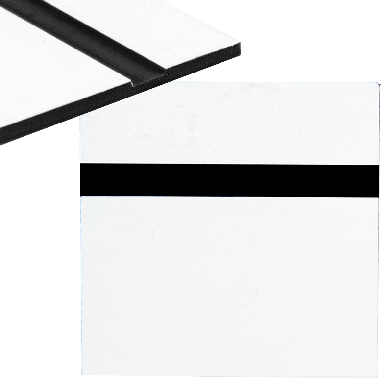 Laminat grawerski biało-czarny