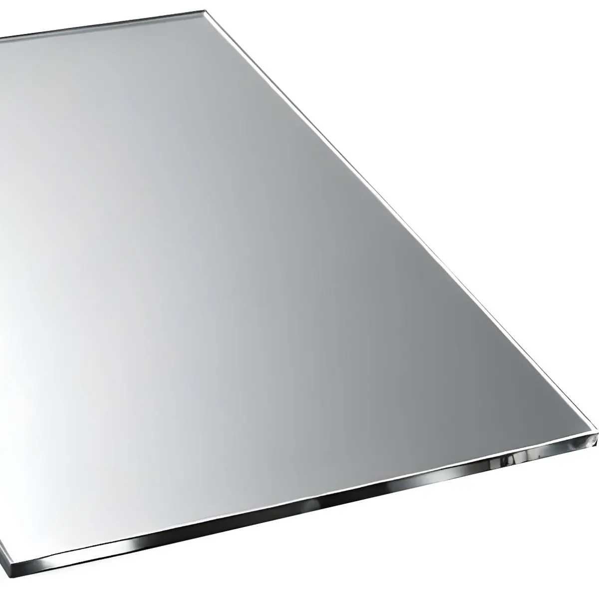 Plexi lustrzana srebrna w formatkach