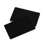 Czarne, aluminiowe karty do testów na znakowarkach Fiber, UV, CO2.