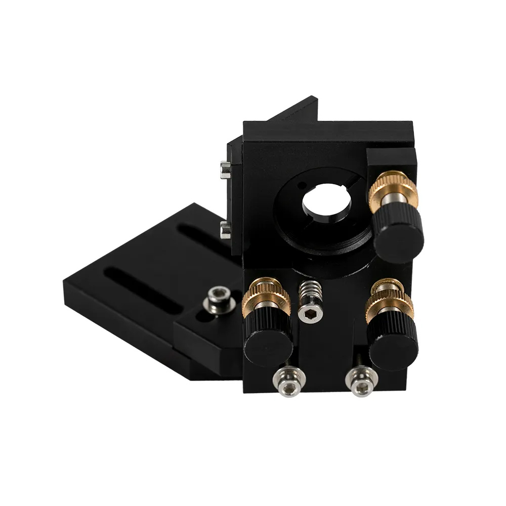 Uchwyt drugiego lustra do plotera laserowego CO2 seria C/E 25 mm, widok pod kątem