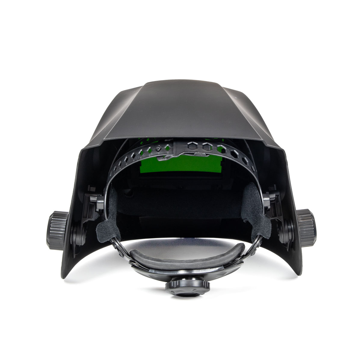 Przyłbica ochronna do spawania laserowego widok z tyłu