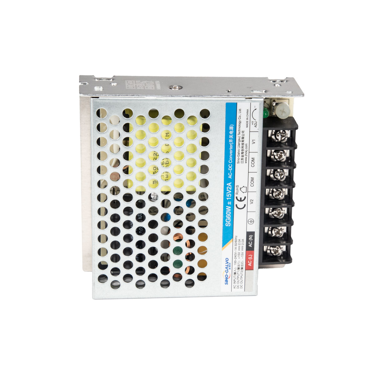 Część zasilająca głowicę Galvo