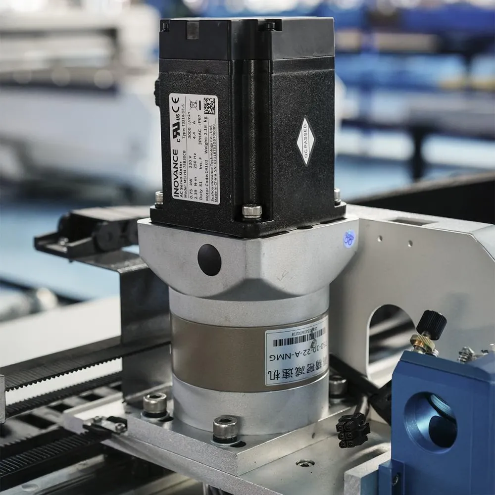 Przemysłowy ploter co2 Jowuey i Silnik krokowy INOVANCE oraz przekładnia