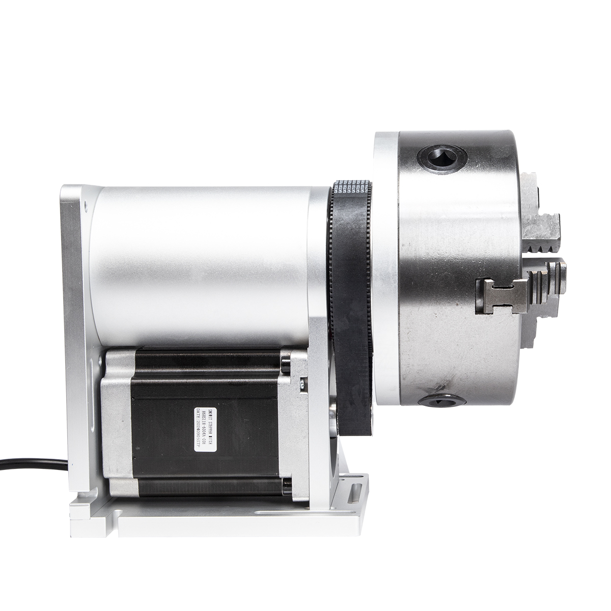 Przystawka obrotowa do znakowarki fiber widok z boku