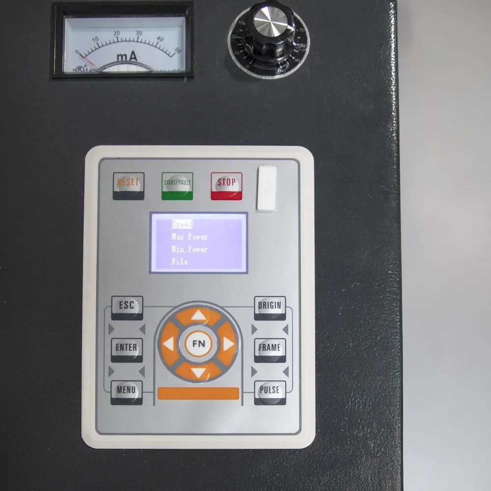 Panel sterowania plotera laserowego co2