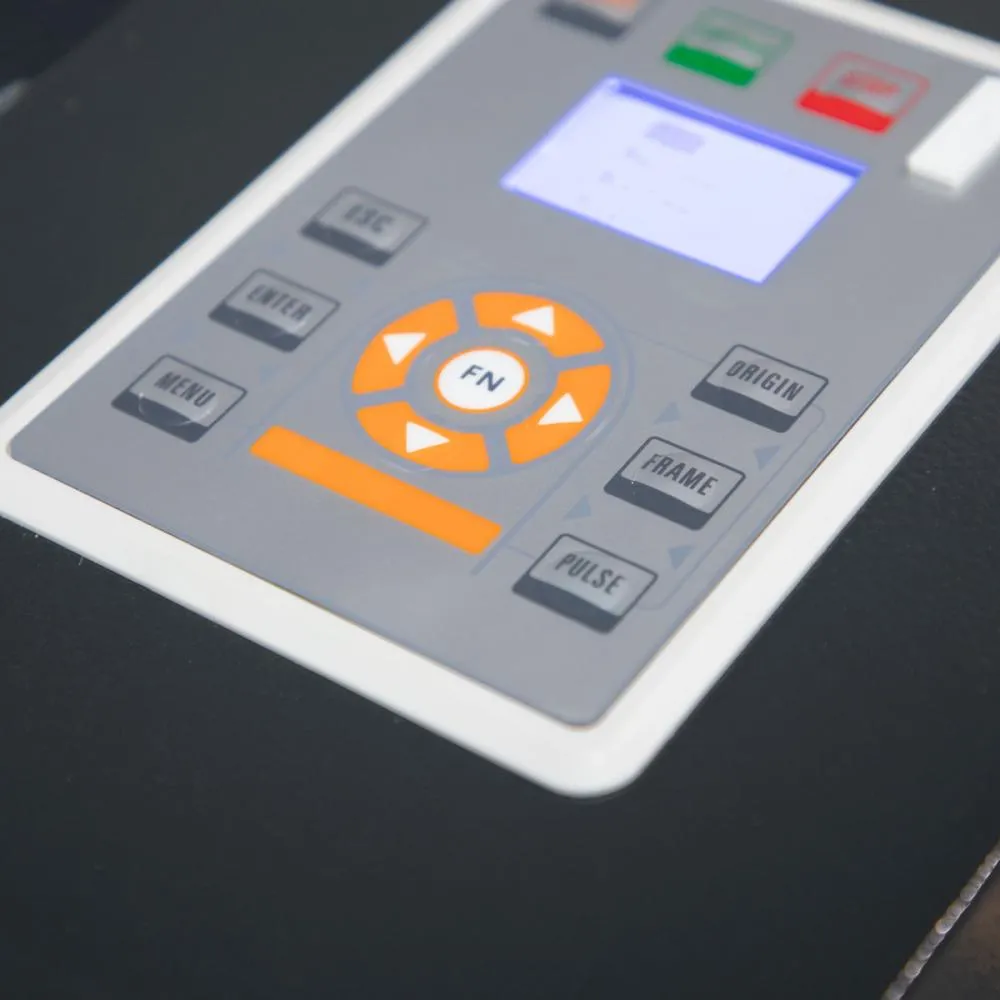 Panel sterowania plotera co2