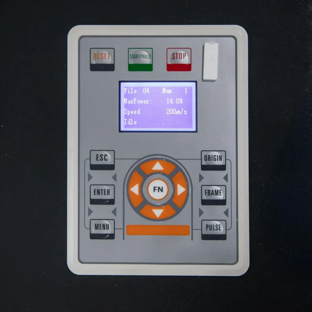 Panel sterowania plotera co2