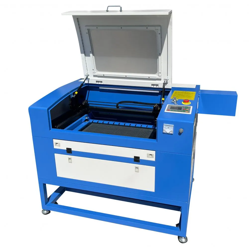 Ploter laserowy co2 6040 otwarta klapa