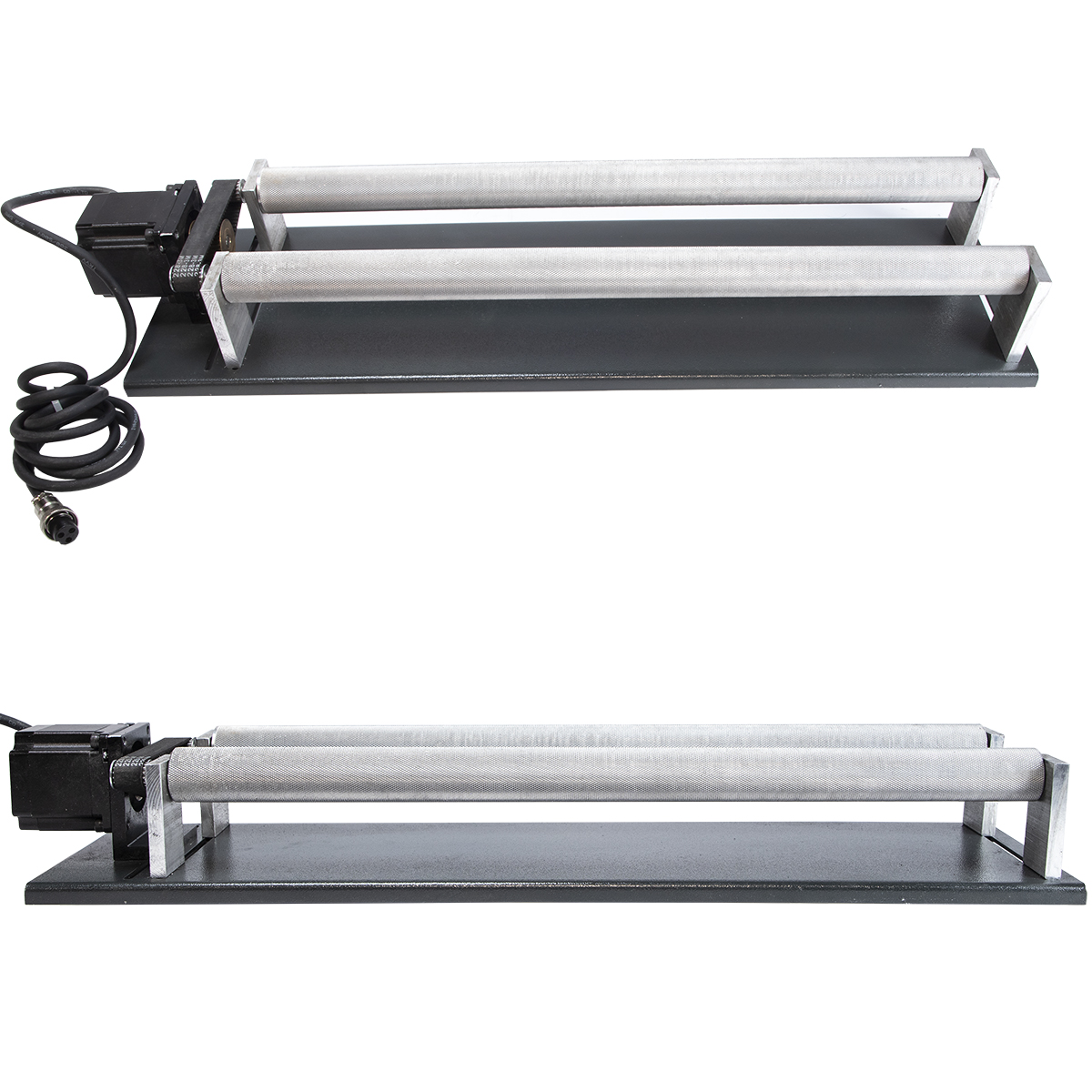 Przystawka obrotowa do plotera co2 widok z boku