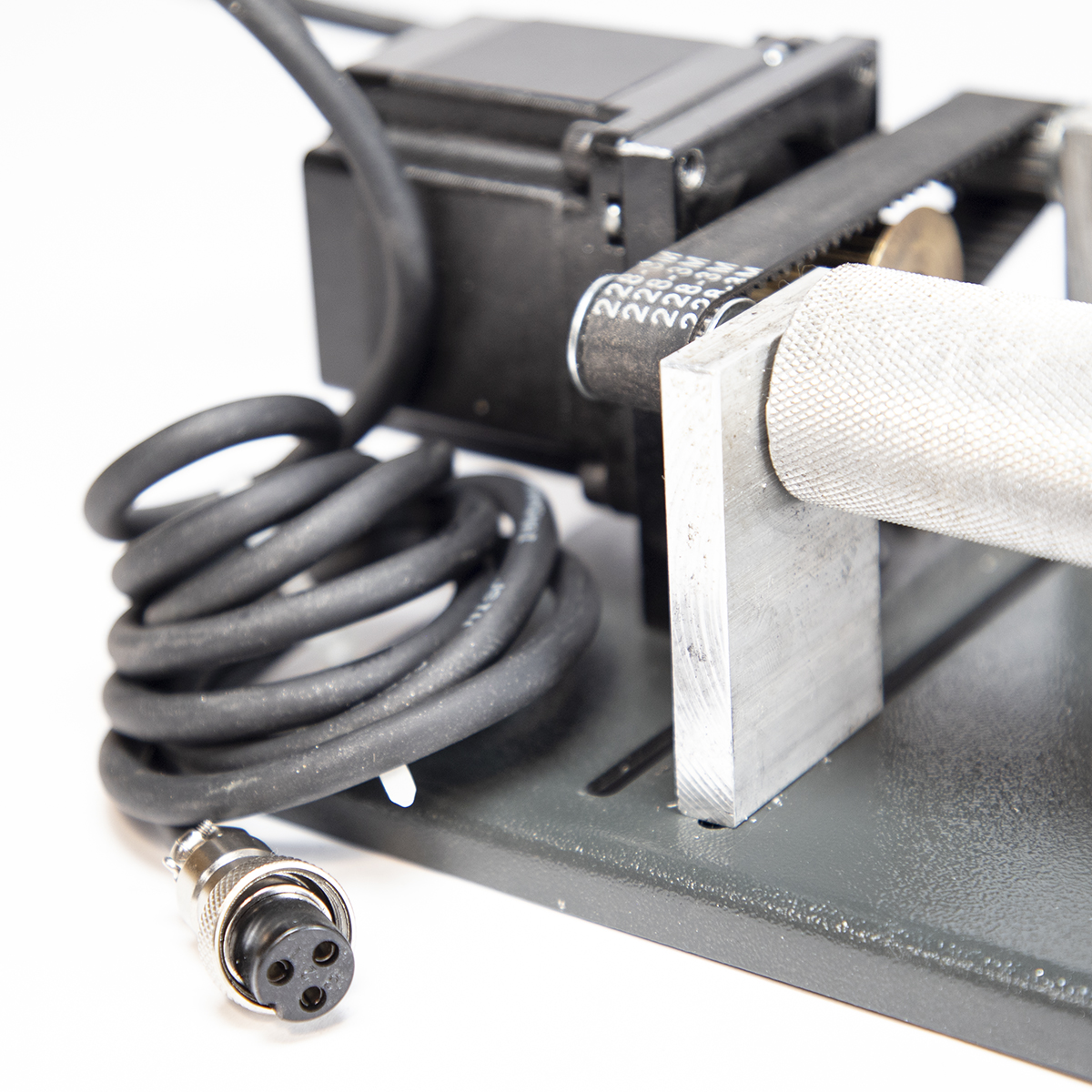 Przystawka obrotowa do plotera co2 zbliżenie