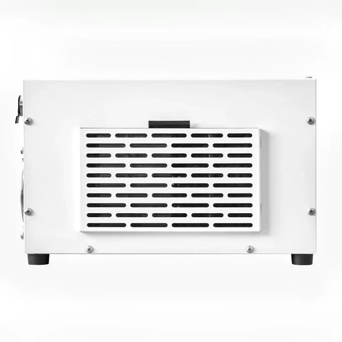 Chiller do znakowarki uv widok z boku