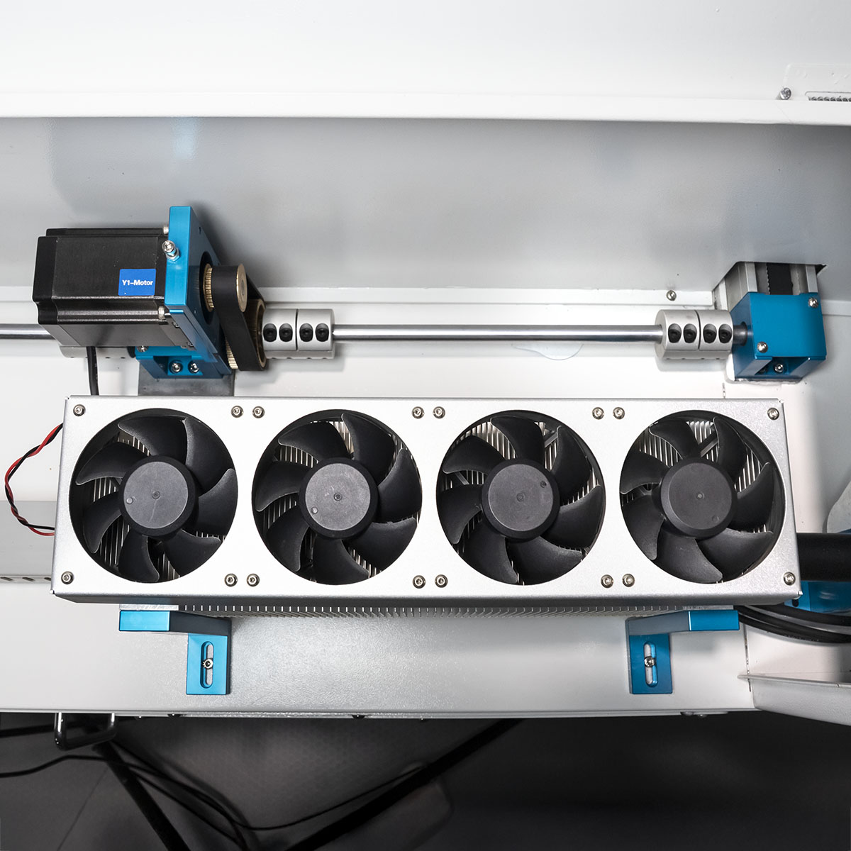 Tuba laserowa co2 metalowa rf widok z góry