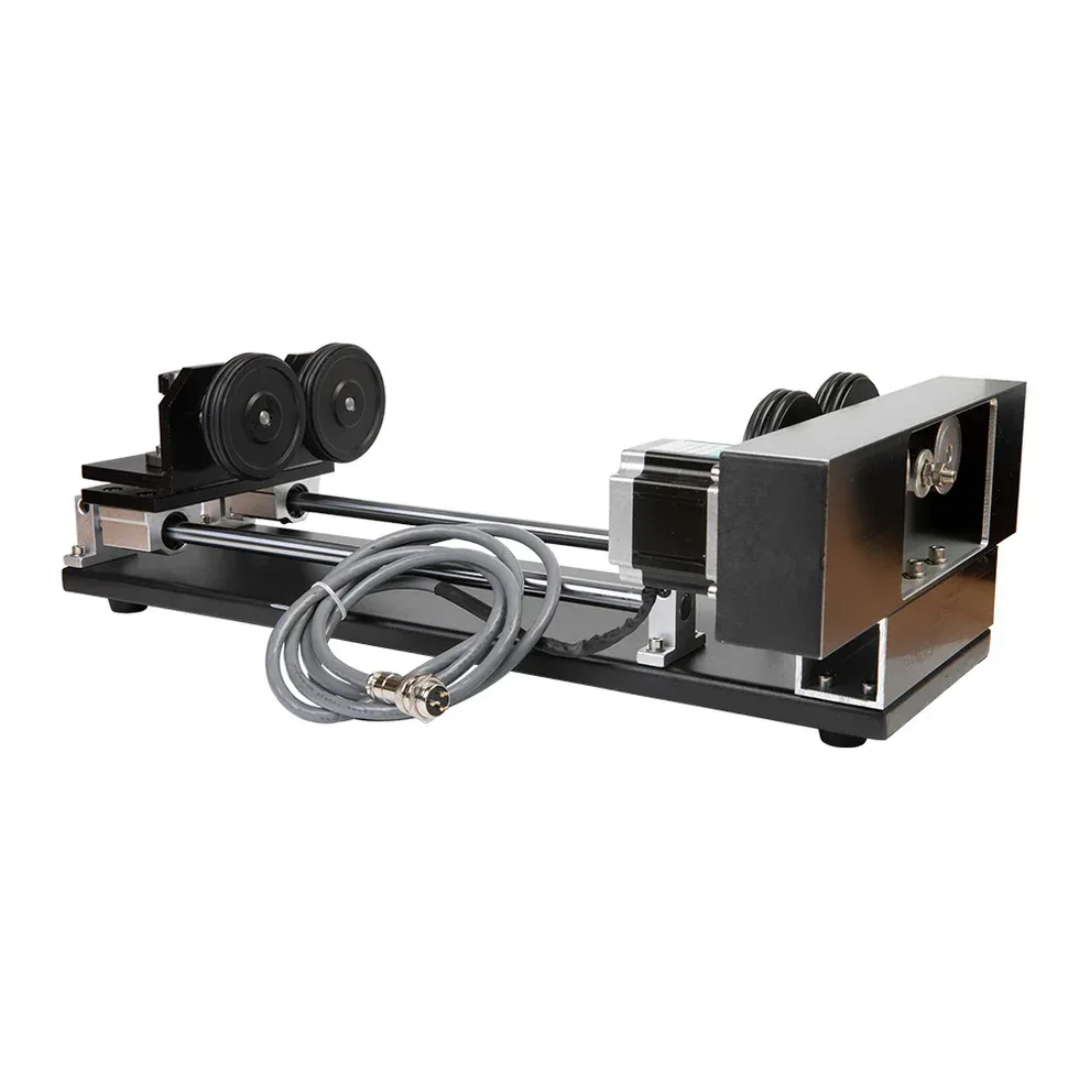 Przystawka obrotowa do ploterów co2 2/3-fazowa widok z tyłu