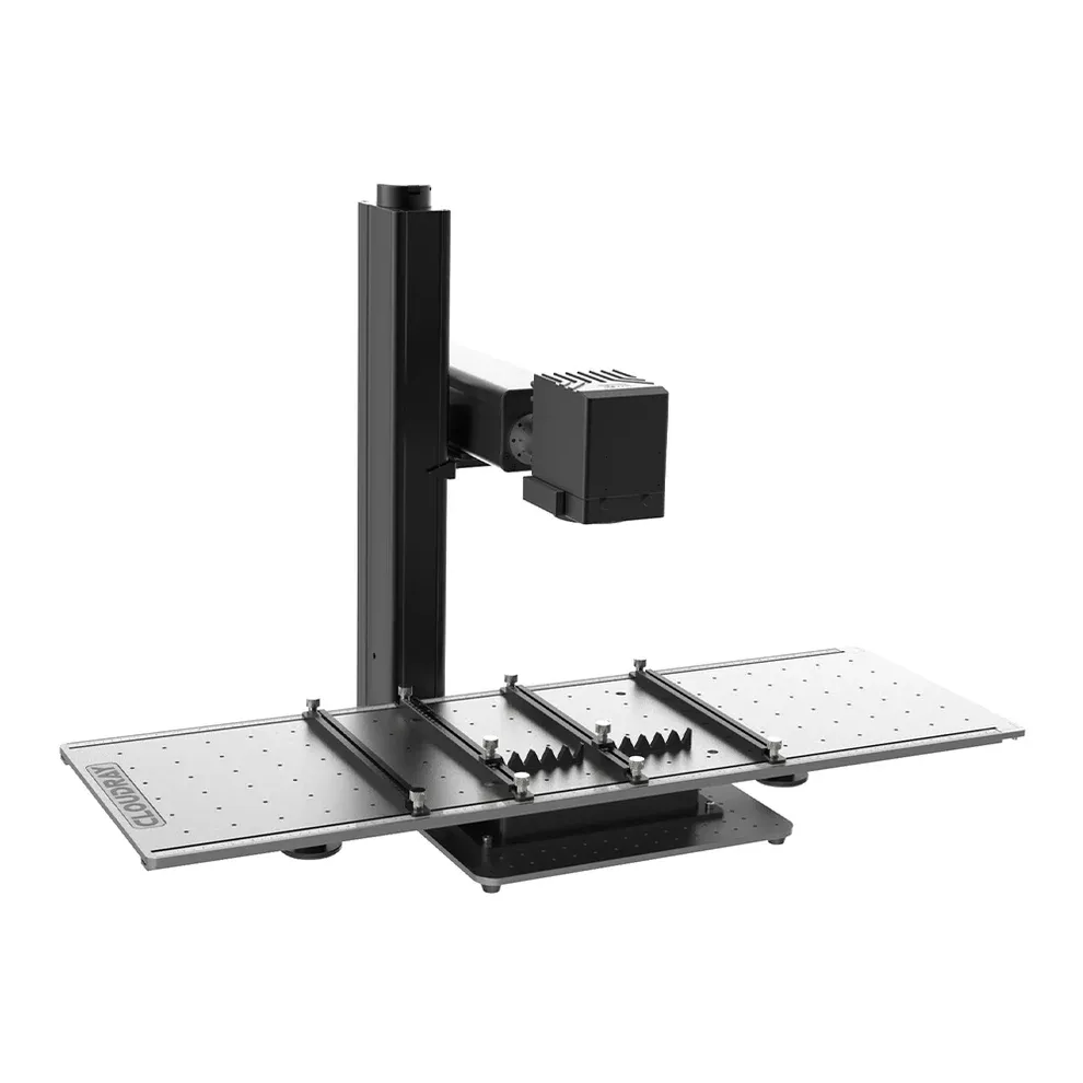 Moduł rozszerzający znakowarki fiber jednoczesne znakowanie wielu elementów na dużej powierzchni stołu