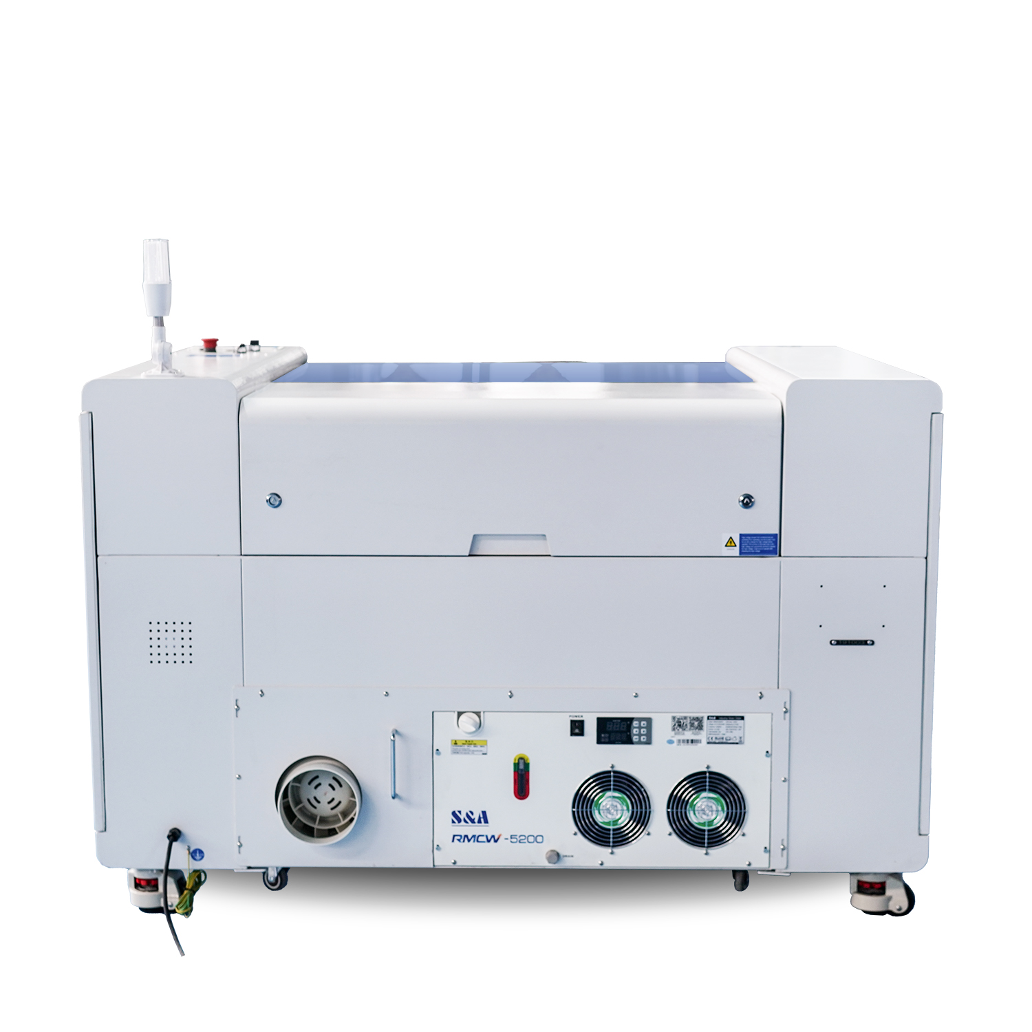 Ploter co2 9060 Jowuey widok z tyłu na chłodnice