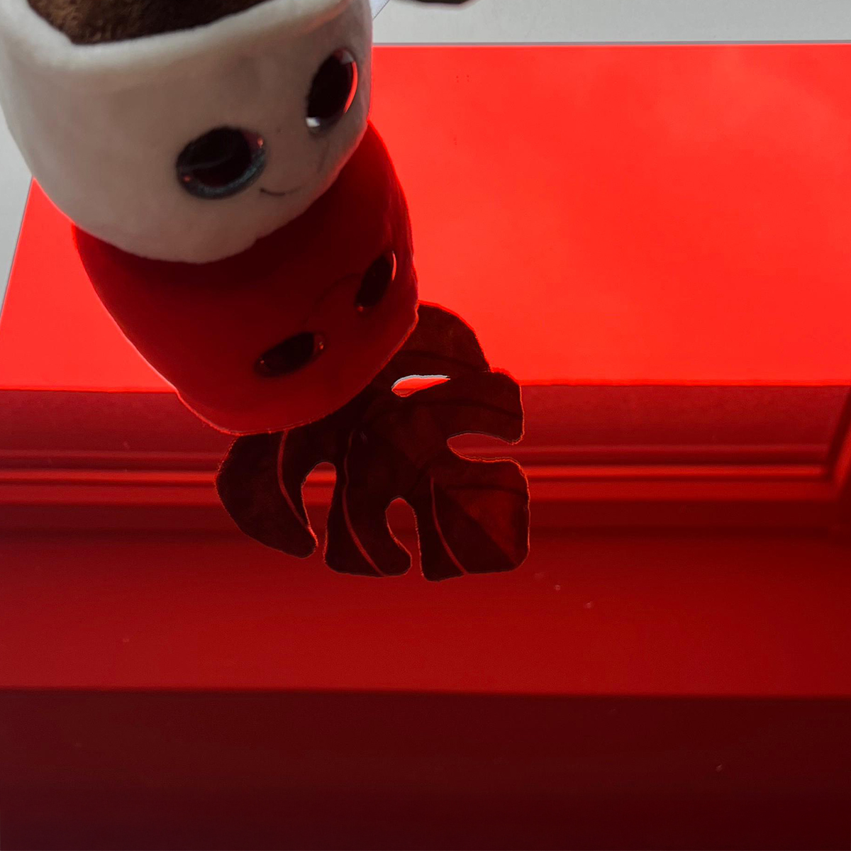 Akryl do obróbki laserowej w kolorze czerwonym