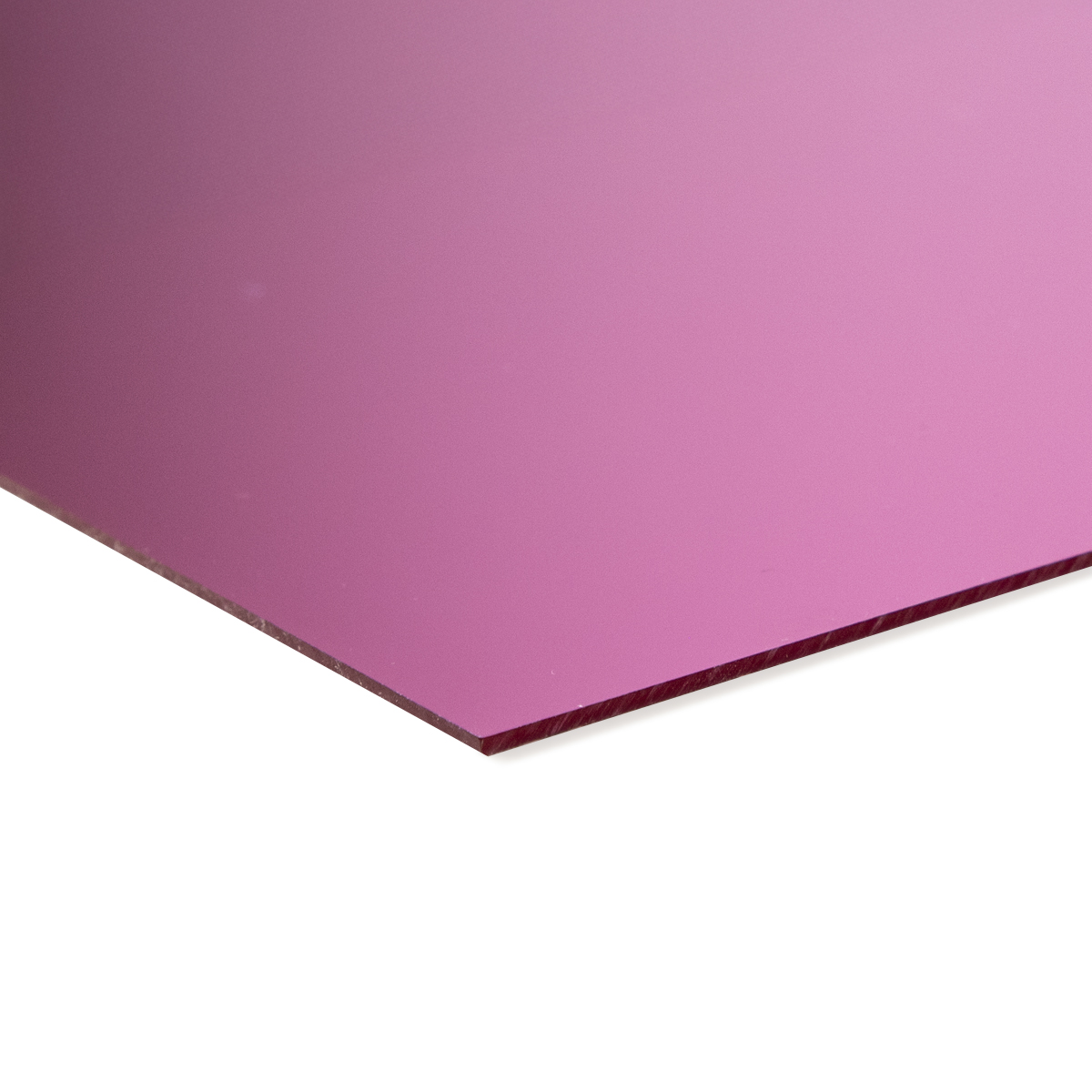 Różowa, lustrzana plexi 2 mm
